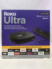 Roku Ultra 4800R 4K Streaming Media Player Black HD HDR Dolby