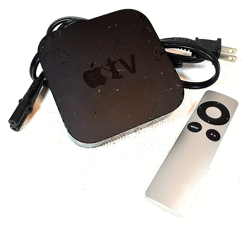 TESTED WORKING Model #A1427 Apple TV (3rd Generation) w/ Remote & Power Cable