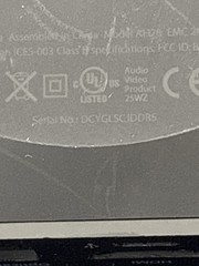 2 Apple TV Model: A1842 & A1378 NO REMOTE 1 Power Cord. READ