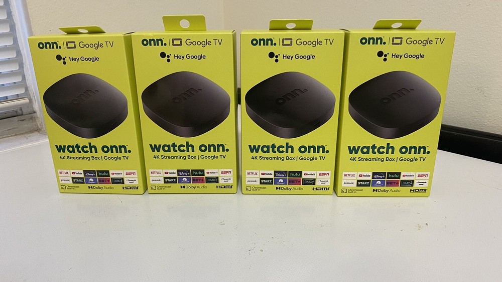 Onn. Google TV 4K Streaming Box (New, 2023), 4K UHD resolution. Brand NEW