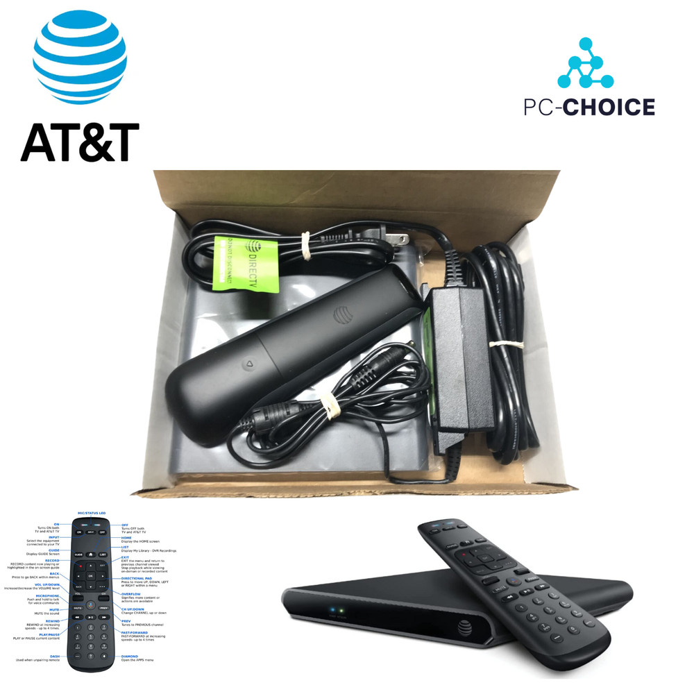 AT&T C71KW-400 DirecTV Now Osprey Android TV OTT Box Streaming Player Free Ship