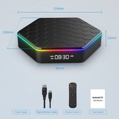 12.0 TV Box T95ZPLUS-H618 Quadcore-A53 Box 2.4G/5G Dual WI NGSO