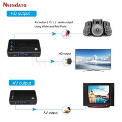 4K Ultra HD Media Player USB SD HDMI H.265 Car TV Multimedia Box Remote