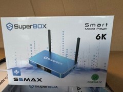 NEW SuperBox S5 MAX Android 12.0 WiFi 6 Voice Command 4GB DDR 6K Streaming Media