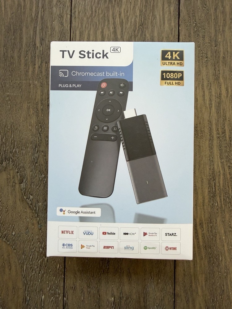 New In Box 4K Ultra HD TV Stick Plug N Play Android