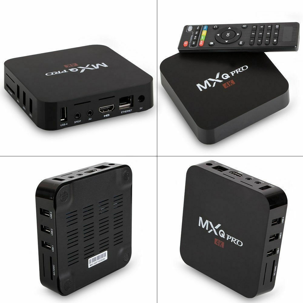 4K Ultra HD 64Bit Wi-Fi Quad Core Smart TV Box Media Player