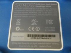 Sonos ZoneBridge BR100 White Wireless Bridge Tested