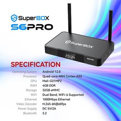 SuperBox S6 Pro TV BOX – Authorized Distributor – Ship Same Day Message To Me