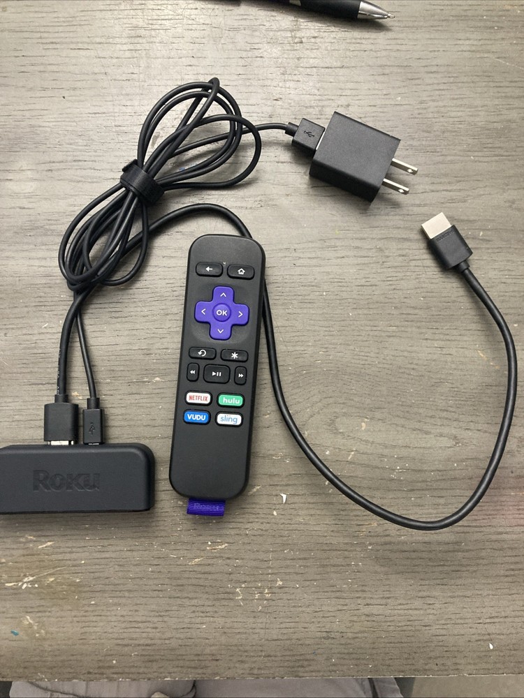 Roku 3920X Premier Streaming Media Player With Cords And Remote