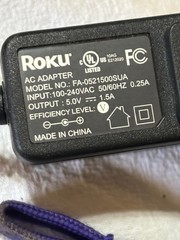 Roku 2 XS Media Streamer 3100X – Black Used – cleared and factory reset