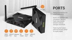 Android 10.0 TV Box TX6s Android Box H616 Quad-core 64 Bits 4GB DDR3 RAM 64GB