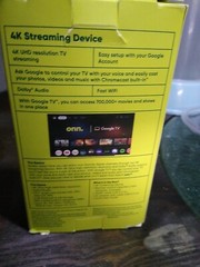 Onn. 28078468 Google TV 4K Streaming Box