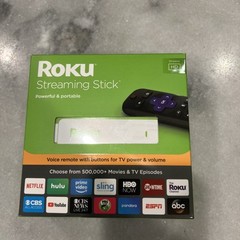 Roku Streaming Stick (6th Generation) 3800R – Black 1080p HD
