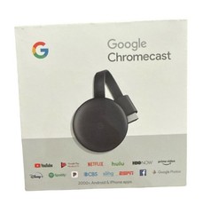 Google Chromecast 3rd Generation GA00439-US Streaming Media Player NEW SEALED F