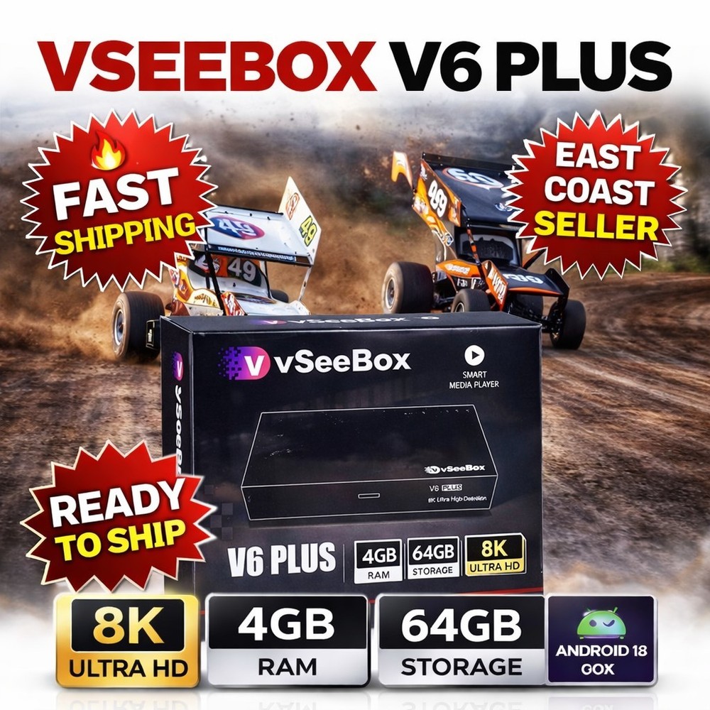 VSEEBOX V6 PLUS max- Android Tv -FAST FREE SHIPPING- NEW FOR 2026!!