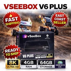 VSEEBOX V6 PLUS max- Android Tv -FAST FREE SHIPPING- NEW FOR 2026!!