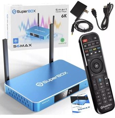 2025 SuperBox S6Max MediaPlayer SmartBox TVBox No monthly fees