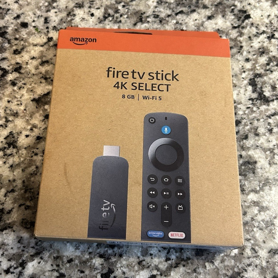 Amazon Fire TV Stick 4K Select 8GB Wi-Fi Alexa HDR HDMI TV/Soundbar Control