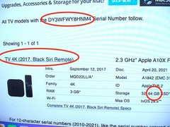 Apple TV 4K 64GB A1842 MQD22LL/A Streaming Media Player with Alum Remote