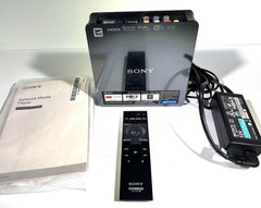 Sony SMP-NX-20 Streaming Network Media Player • Instr Power Supply Remote Tested