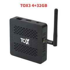 TOX3/TOX3 Lite TV Box Android 11 Amlogic S905X4 Set Top Box 2.4G/5G BT4.1 Suppor