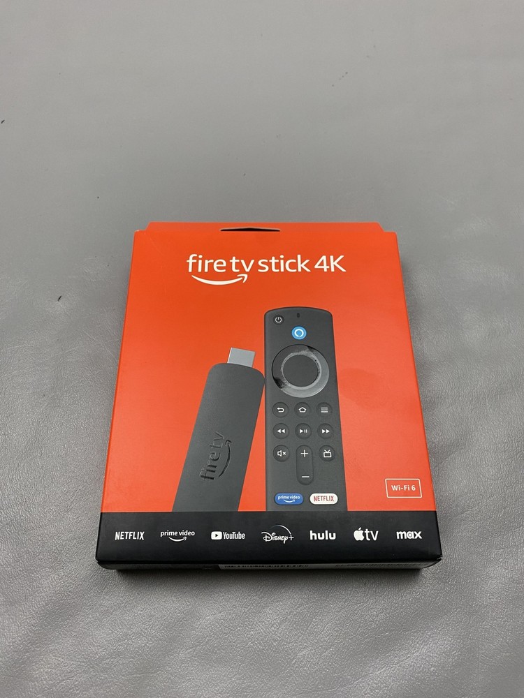 Amazon Fire TV Stick 4K (2nd Gen) Streaming Dongle Wi-Fi 6 Alexa Black HDR