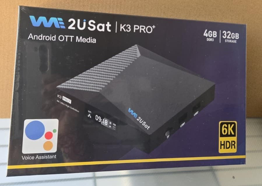 Android Media Box K3 Pro + 4GB/32GB 6K UHD Remote 30-Day Satisfaction Guarantee