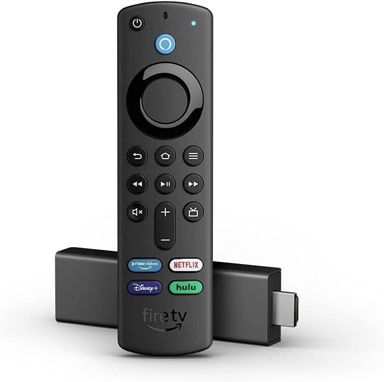 New Amazon Fire TV Stick 4K Streaming Device with Alexa Voice Remote – Black