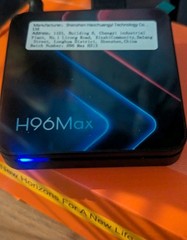 H96 Max H313 Android TV Box Media Streamer Box, Orange NEW