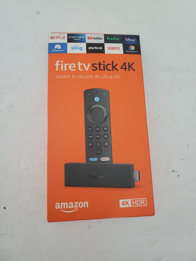 NIB Amazon Fire8964 TV Stick 4K Streaming w/Alexa Voice Remote 3rd Gen Free Ship