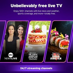 Roku Streaming Stick Plus 4K & HDR Streaming Device Free Live TV 500+ Channels w