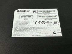BrightSign HD920A Black 5 Volts Digital Signage Display Media Player Device F/SH