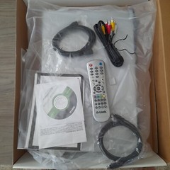D-Link Wireless Media Player DSM-320 NETWORK ATTACHED No Box Inc MISSING ANTENNA