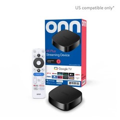 onn 4K Plus Streaming Device, Google TV – Ultra-fast Streaming, Stunning 4K UHD