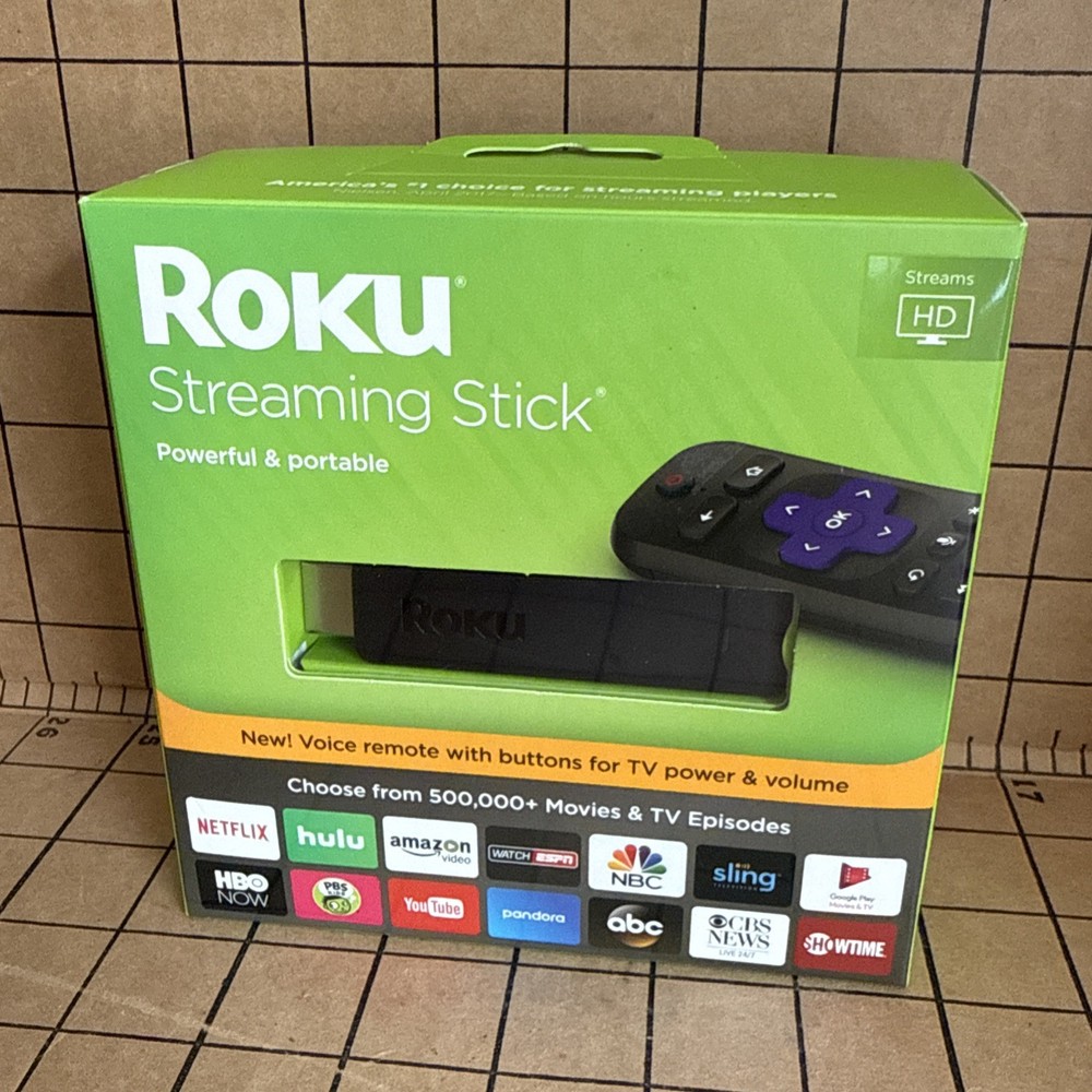 ROKU STREAMING STICK (3800R )BRAND NEW SEALED – NEVER USED