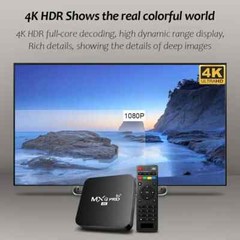 Smart TV Box MXQ-PRO 4K HD Android 10.0 TV BOX 2.4/5G Dual-WIFI 3D Video D
