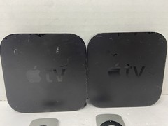 2 Genuine Apple TV HD Media Streamer (3rd Gen, A1427) w/Remote Control UNTESTED