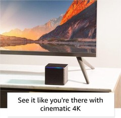 Fire TV Cube, Hands-Free Streaming Device with Alexa, Wi-Fi 6E, 4K Ultra HD NEW