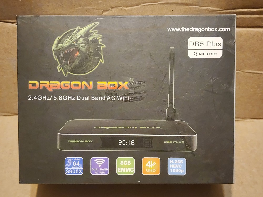 Dragon box DB5 Plus Quad Core Dual Wi-Fi Smart Media Streaming Device w/Remote