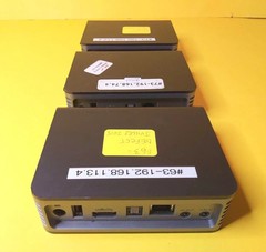 LOT OF 3 DEFECTIVE WESTERN DIGITAL WD TV LIVE PLUS HD MEDIA PLAYER WDBABX0000NBK