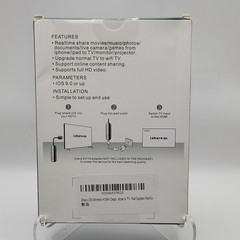 iShare iOS Wireless Display Adapter HDMI Screen Mirroring for iPhone iPad New