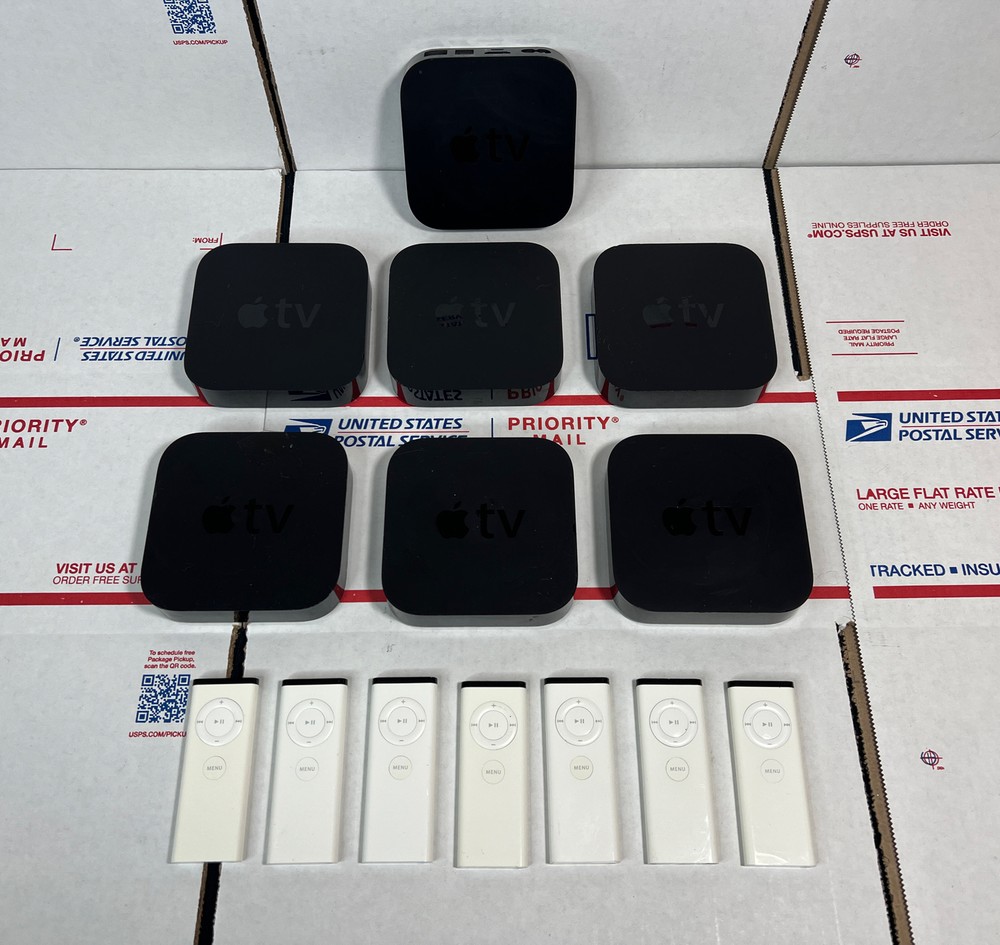 7X Apple TV A1378 HD Media Streamer UNITS ONLY + REMOTES – WORKING – WARRANTY