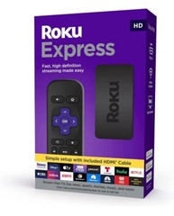 Express | HD Streaming Media Player with High Speed HDMI Cable and Simple Remote