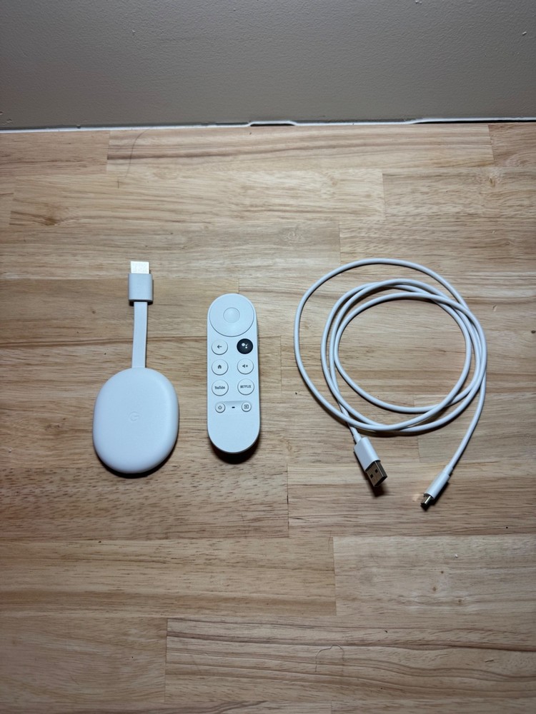Google Chromecast HD G454V Media Streamer – Snow (FACTORY RESET)