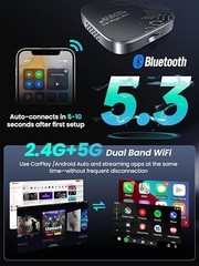 4-in-1 Wireless CarPlay Adapter for Streaming Netflix/YouTube/TikTok/TF Card, 20
