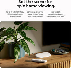 Google TV Streamer 4K – Fast Streaming Entertainment on Your TV with Voice Searc