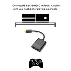 Digital Optical Fiber Cable Splitter Audio for TV Xbox360 E6D0