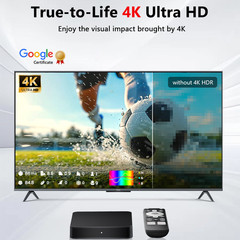 GOOGL TV SMART TV CHROMECAST 2G RAM 32G ROM WiFi VOICE 4K ULTRA HD VOICE COMAND