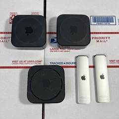 Lot Of 3 Apple TV units A1842 / A1625 + Remotes – * AS IS – Parts Or Repair –