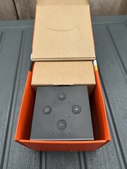 Amazon Fire TV Cube 1st Gen Model EX69VW In Box, No Remote, WITH ALL CORDS